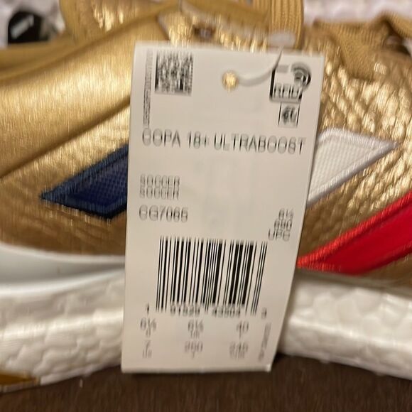New Adidas Ultraboost KITH COPA mundial 18 leather Golden Goal Pack 7 Mens - Picture 11 of 14